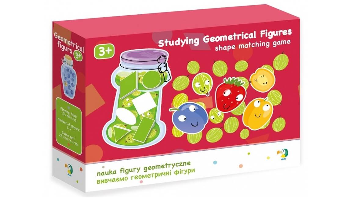 Игра для малышей Вивчаємо геометричні фігури — Balyuk