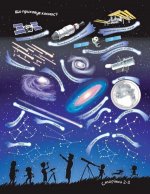 Книга з наліпками. Космос. Понад 250 налiпок для дослiдникiв